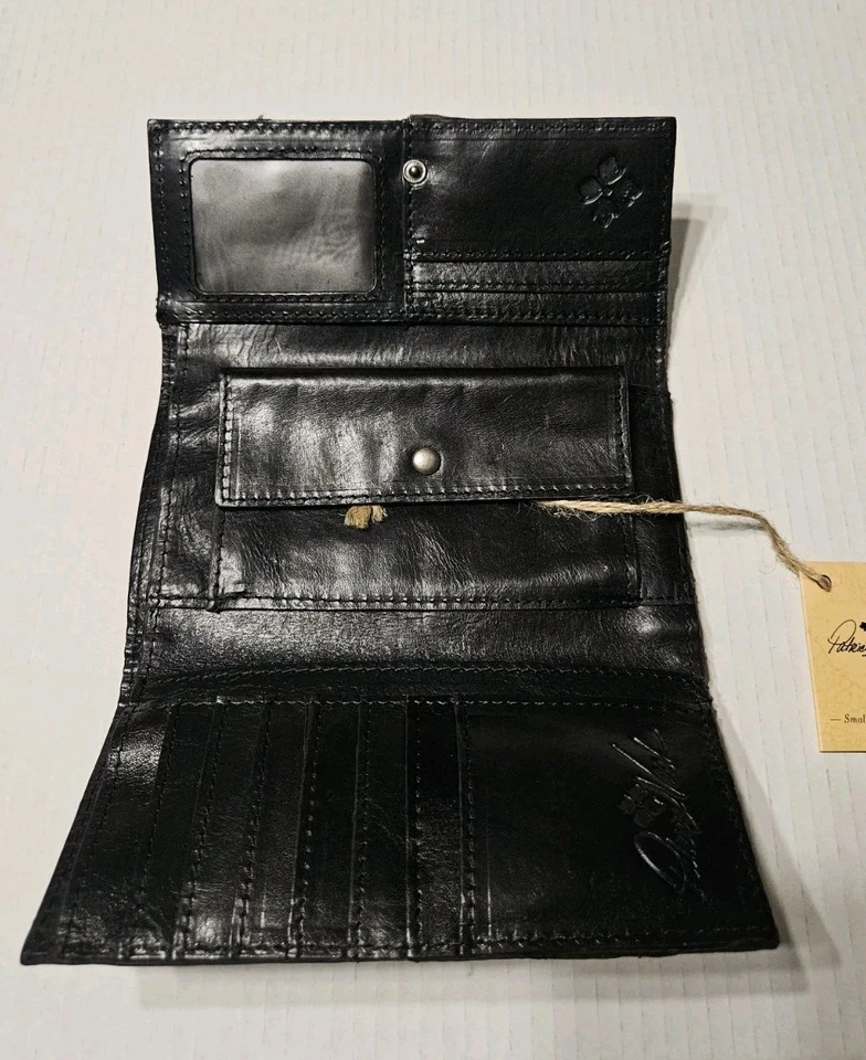 NUEVO CON ETIQUETAS PATRICIA NASH TERRESA STDCOIN Cartera Triple Negra  Foto 4 de 4