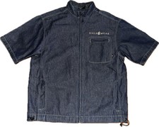 VTG Men s XL Rocawear Denim Jacket Full Zip Closure Pocket Y2K Hip Hop Skater