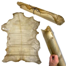 Rawhide Goatskin - Lightweight 1 oz Hide - Large or XXL