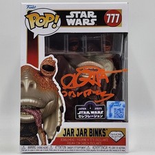 Ahmed Best Signed Star Wars Funko (777) w/ "Jar Jar Binks" Character Name Added Ahmed Best Signed Star Wars Funko (777) w/ "Jar Jar Binks" Character Name Added