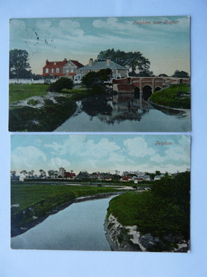 Felpham bei Bognor. 2 antike Ansichtskarten beide an dieselbe Person geschickt 1905 (35a)