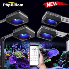 PopBloom 2x RL90 WiFi Aquarium Reef LED Lights for 80-120cm Saltwater Coral Tank