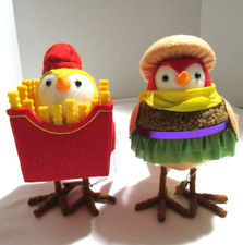 TARGET 2026 Featherly Friends Birds French Fries Tater , Hamburger Patty SET
