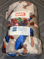 New The Big One Supersoft Throw 5' x 6' Marvel Spiderman -shelf
