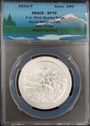 2012 P ATB Denali National Park 5 Oz. Silver Quarter graded SP 70 by ANACS! — photo 1