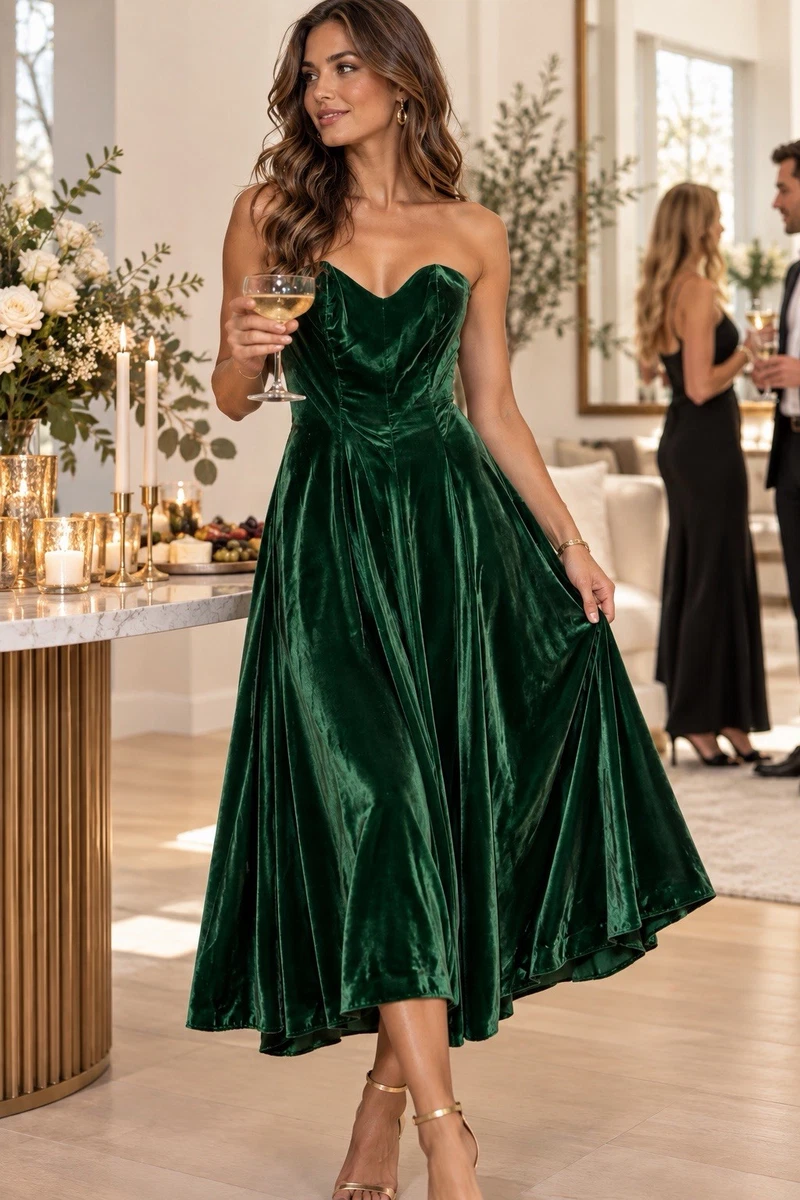 green 70s dress Ball Gown 1970s Vintage Dresses for Women for sale 1970s evening dress