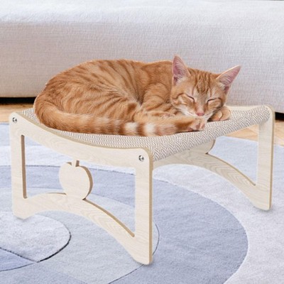 Katzenkratzer Pappe Katzenbett Spielen Interaktiv Spielzeug Ausruhen Hängematte Auflage