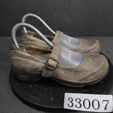 Dansko Mary Jane Shoes Womens Size 36 Brown Leather Comfort Clogs Strap