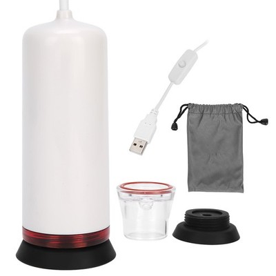 Mini Electric Vacuum Pump Portable USB Powered Vacuum Suction Machine White For