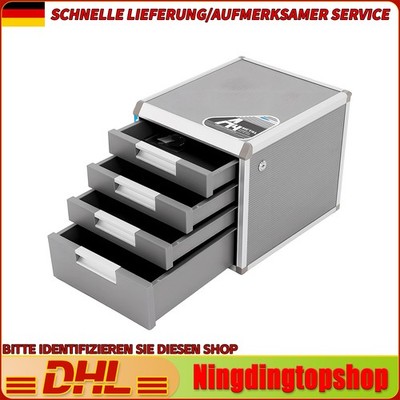 Abschließbarer Schubladenschrank Desk Organizer - Desktop File Storage Box 