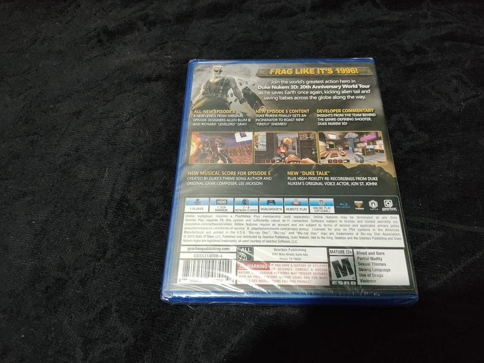 20th Anniversary Duke Nukem World 3D Tour Very Rare Factory Sealed - Image 2 of 4