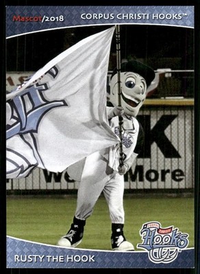 2018 Grandstand Corpus Christi Hooks Mascot RUSTY THE HOOK RC ASTROS