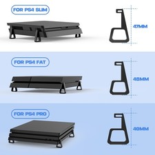 For PS4/PS4 Slim/PS4 Pro Cooling Stand Retro Console Cooling Base Non-Slip Pads