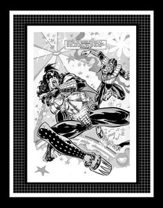 John Romita Jr. Marvel Super Special #5 Kiss Rare Production Art Pg 23 Monotone