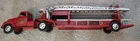 Vintage Tonka Aerial Ladder Red Fire Truck TFD No. 5, 1957, good/fair condition