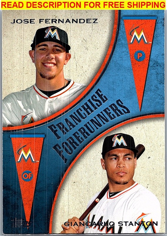 📢FreeShip=Read Info📢Fernandez/Stanton 2013 Topps Franchise Forerunners