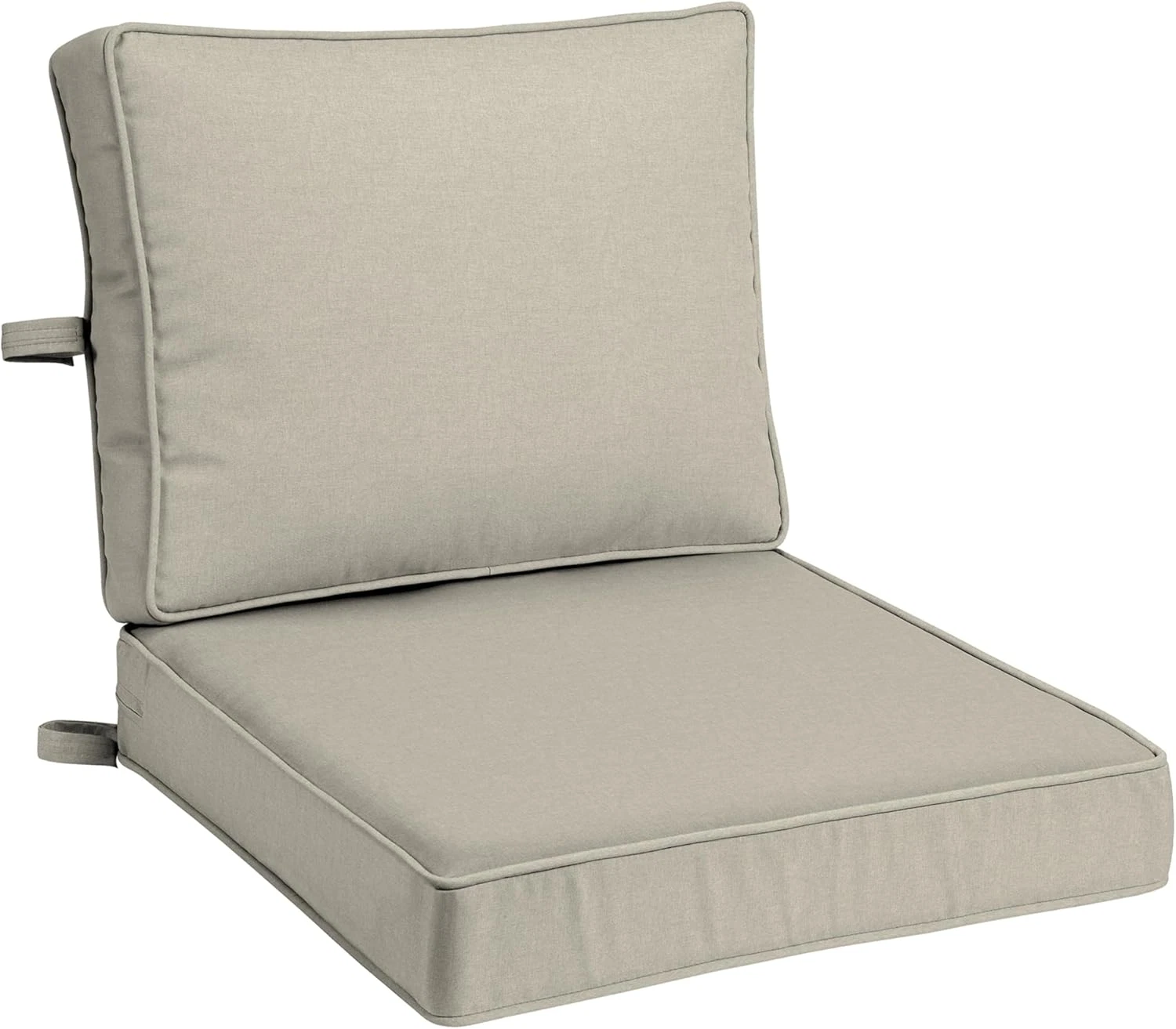 Luxury 24x24 Outdoor Deep Seat Cushions - Rain-Proof, Fade Resistant, Taupe