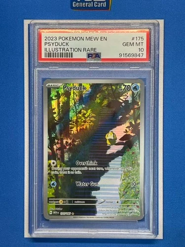 2023 Pokemon 151 Psyduck #175 Illustration Rare PSA 10 GEM MT