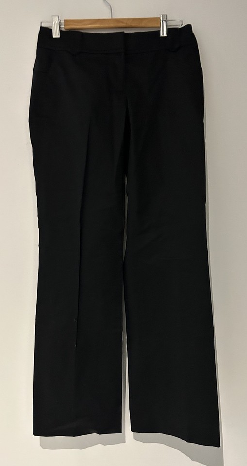 COUNTRY ROAD Womens Black Belt Chino Stretch Pants Size 6
