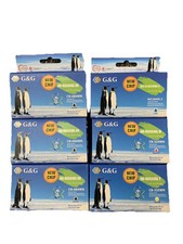 G G HP Photosmart 6- Ink Cartridges 3- Black, 1- Magenta, 1- Cyan, 1- Yellow New
