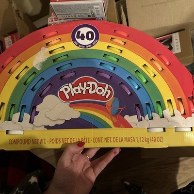 Play-Doh Ultimate Rainbow Mini Play-Doh Cans, Party Favors, 40 pk.
