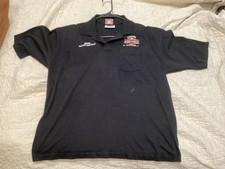 Jim’s Harley Davidson XL Service Tech Black Collar Shirt Saint Petersburg “Jack”