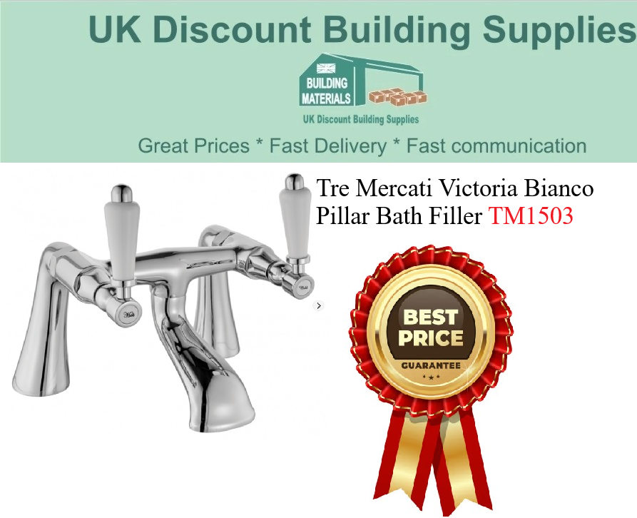 Tre Mercati Victoria Bianco Pillar Bath Filler TM1503