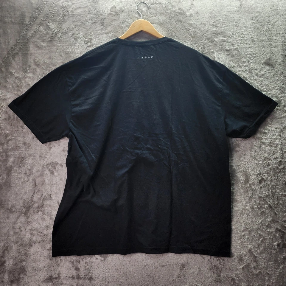 Camiseta Tesla Megafactory Negra 3XL Unisex Empleado Exclusivo Tecnología Gráfico Foto 2 de 4