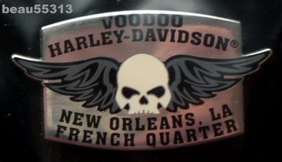  VOODOO NEW ORLEANS LOUISIANA HARLEY DAVIDSON DEALER JACKET VEST PIN
