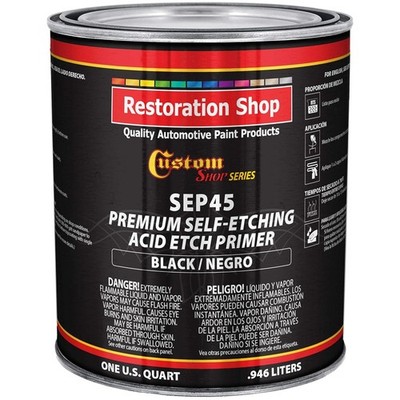Ready-to-Spray Self Etching Primer - Black, 1 Quart