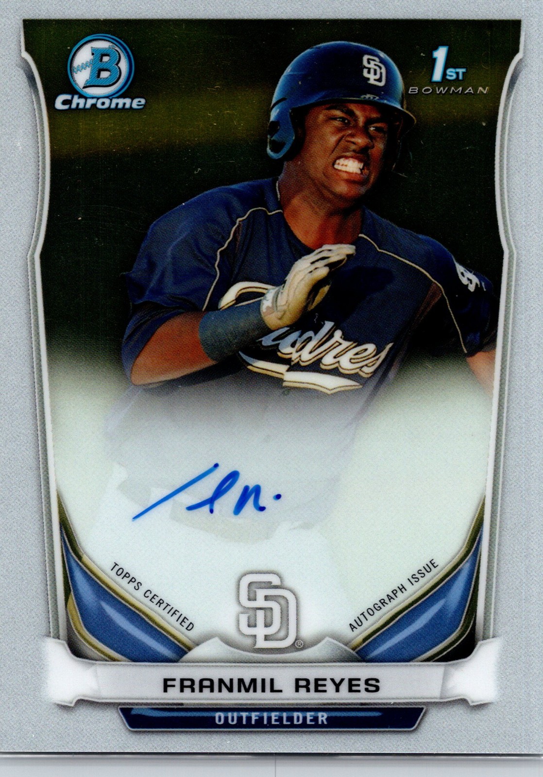2014 Bowman Chrome Prospect Autographs Franmil Reyes #BCAP-FR (RC)
