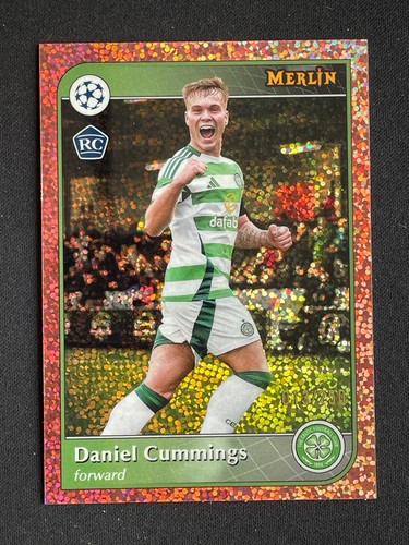 Daniel Cummings 2024-25 Topps Merlin UCC Rose Gold Speckle /250 RC #166