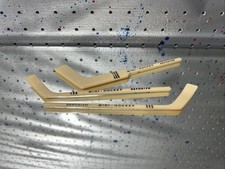 1970s Mylec Tony Esposito Mini Street Hockey-3 Hockey Sticks