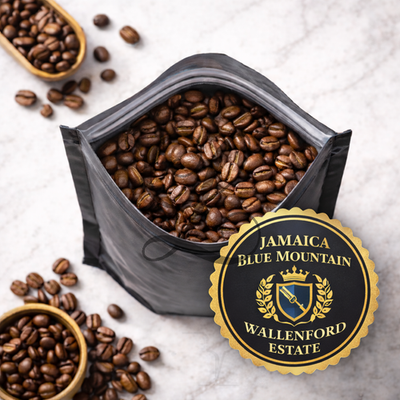 #ad Jamaica Blue Mountain Coffee Wallenford Estate 10 x 1 lb Roasted or Green $257.37