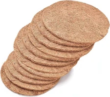 10 Pcs Pigeon Nesting Pads Natural Coconut Fiber, Thick Bird Breeding Nests Mat