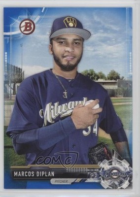 2017 Bowman Draft Blue 77/150 Marcos Diplan #BD-16 j2c