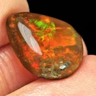 8Ct African Polished Black Opal Cab Specimen UPWB969
