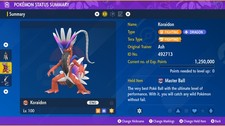 Pokemon Scarlet and Violet PSV - 6IV Koraidon