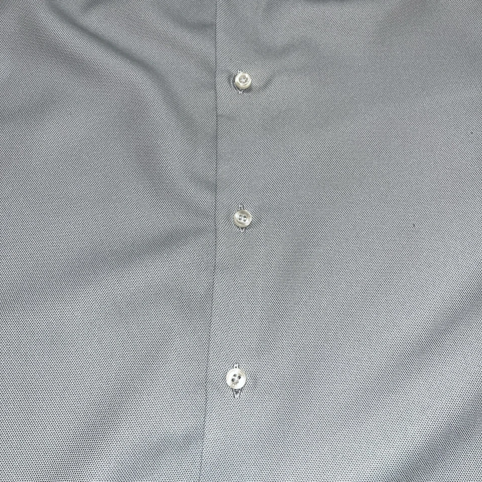 Perry Ellis Premium The Tech + Camisa Para Hombre 16 1/2 32-33 Gris Abotonada Foto 4 de 4