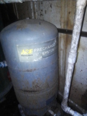 #ad Ace Hardware Precharge Well Pressure Water System Tank $45.00