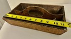 Rare Scarce Curly Tiger Maple Farmhouse Wooden Tool Tray Worn Primitive — photo 8