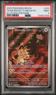 2025 POKEMON DRI EN-DESTINED RIVALS ILLUSTRATION RARE TEAM ROCKET'S MEOWTH PSA 9