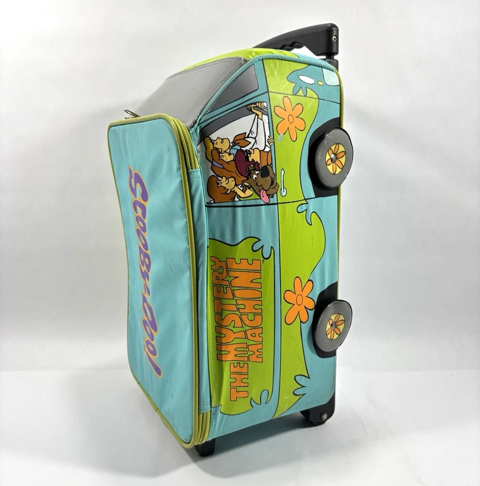 Mochila con ruedas Scooby Doo Mystery Machine 1999 vintage 16" x 10" Foto 3 de 4