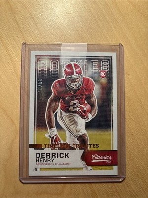 2016 Panini Classics - Rookies Derrick Henry #280 Timeless Tributes Bronze...