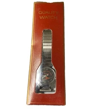 Western Maryland Railroad Watch NOS Train Moves On Seconds Hand Boxed Vtg Gift