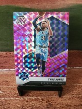 2020-21 Panini Mosaic Pink Camo Prizm #72 Tyus Jones Grizzlies