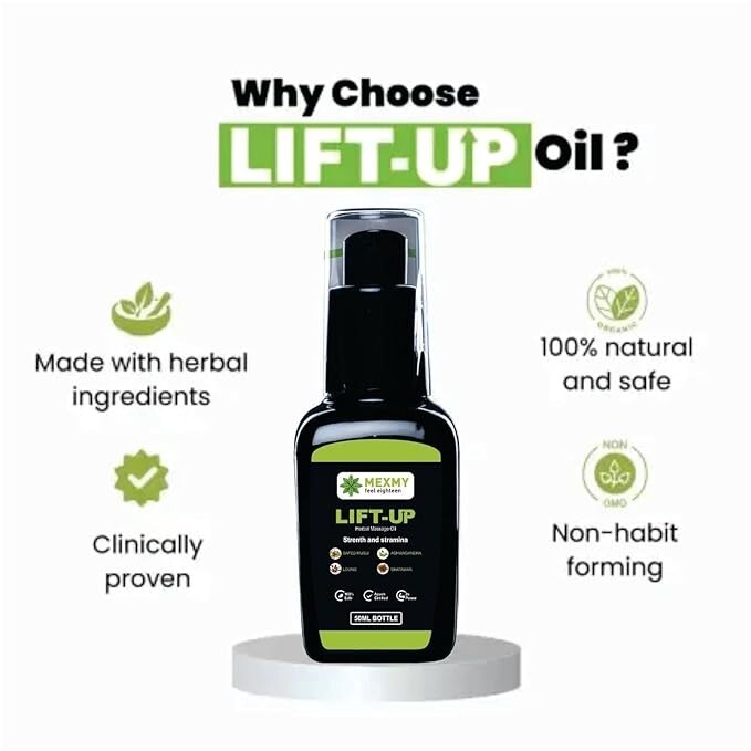 Nature Mania LiftUp Massage OIl Male Enhancer 50 Ml Global Free