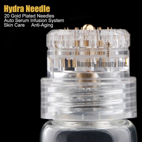 20 pin Micropin Derma Roller Hydra MTS sistema di infusione siero seriale serraggio pelle - Foto 4 di 12