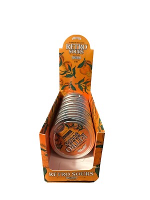 3 Retro Sours Tangerine New Sealed Tin - Discontinued ''Altoids'' Candy Limited