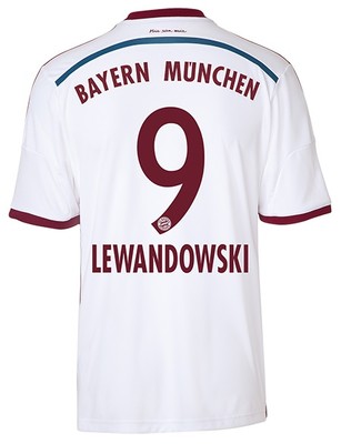 Maillot Bayern Munich 2014/2015 Lewandowski N°9 - Taille L, Occasion, Nike